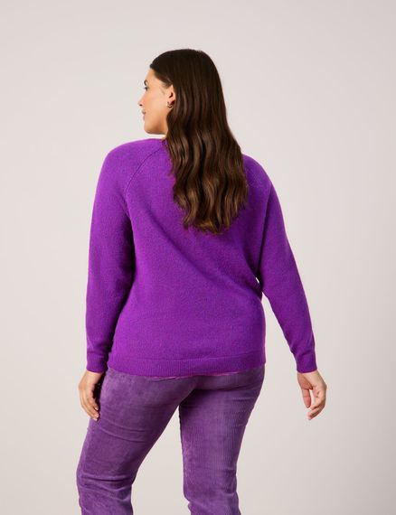 SAMOON Джемпер с V-вырезом