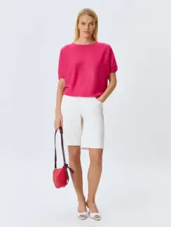 BULMER Белые джинсовые бермуды