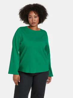 SAMOON Топ с длинным рукавом