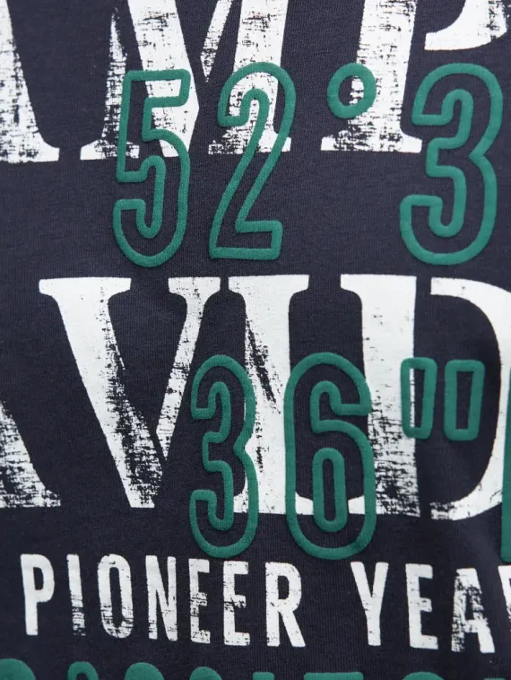 CAMP DAVID Футболка с объемным принтом