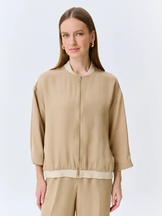 BULMER Бомбер из смесовой вискозы