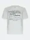 BULMER Белая футболка с шрифтовым принтом