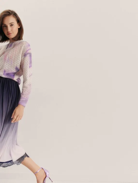 TAIFUN Юбка с кружевом