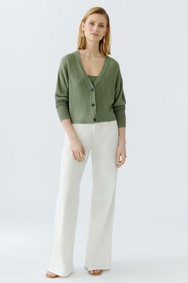 Oui Кардиган из льна