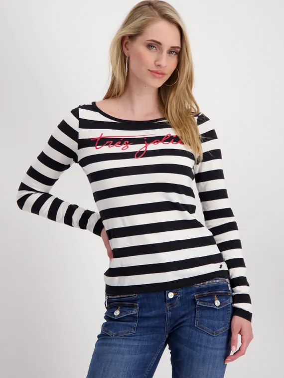 MONARI Лонгслив в полоску