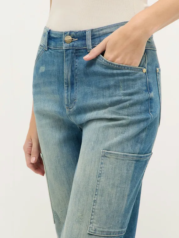 ANGELS Джинсы-карго с накладными карманами