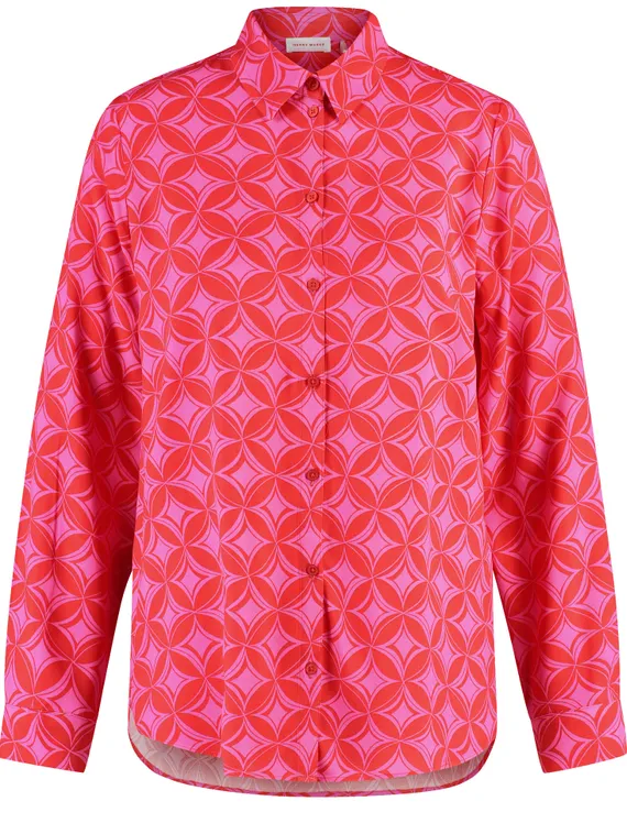 GERRY WEBER Блуза вискозная с принтом