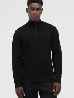 CAMP DAVID Черный свитер на молнии