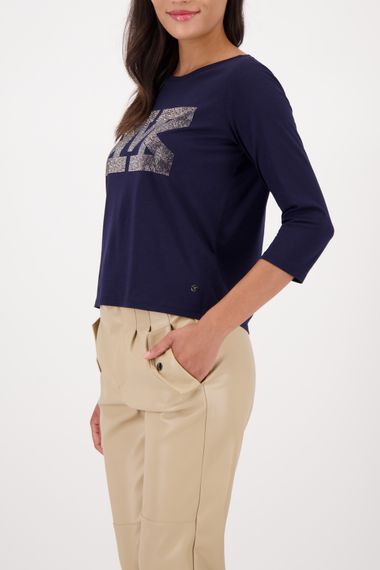 MONARI Футболка 3/4 рукав со стразами