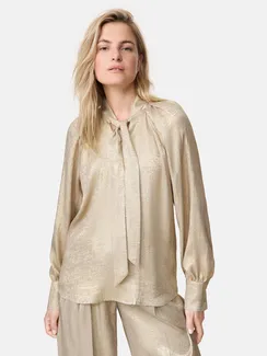 TAIFUN Блуза с золотистым мерцанием