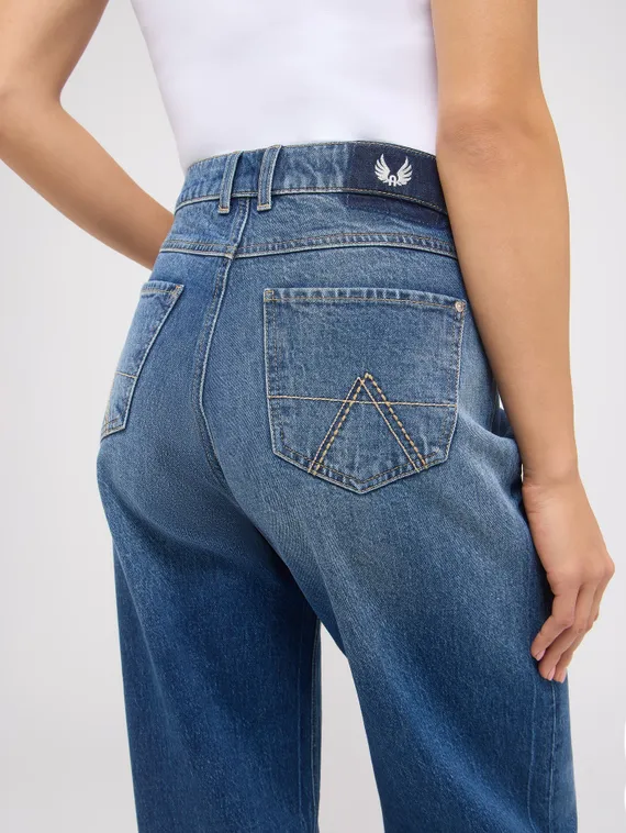 ANGELS Джинсы свободного кроя с отворотами