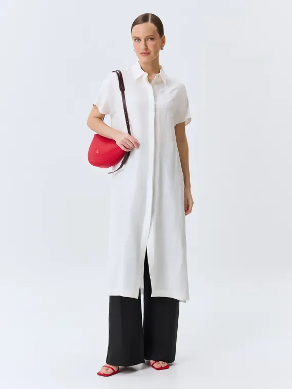 BULMER Удлиненная льняная блузка-туника