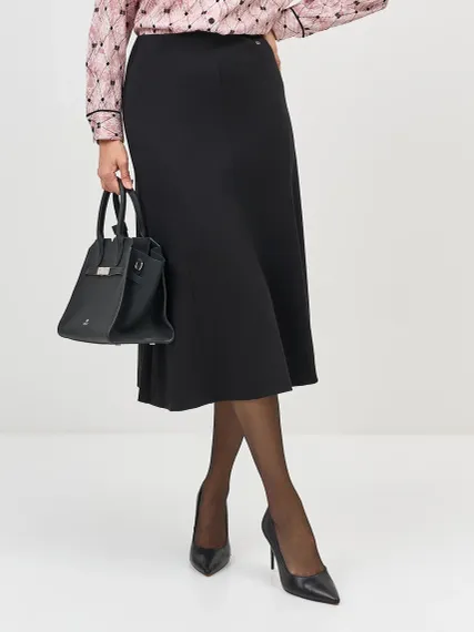 BULMER Юбка-трапеция из смесовой вискозы