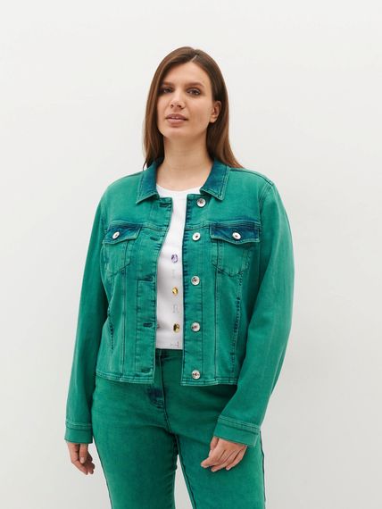 SAMOON Жакет джинсовый