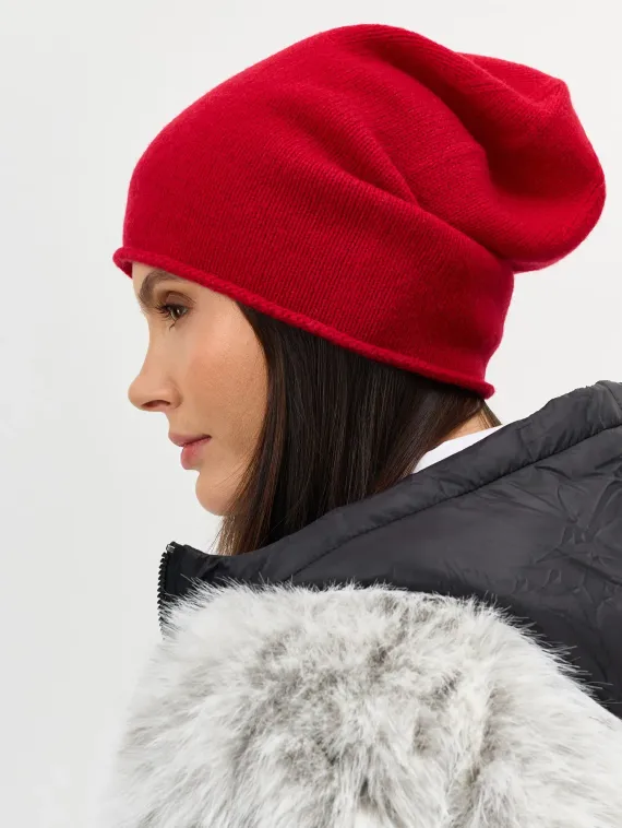 BULMER Шапка из 100% шерсти красная