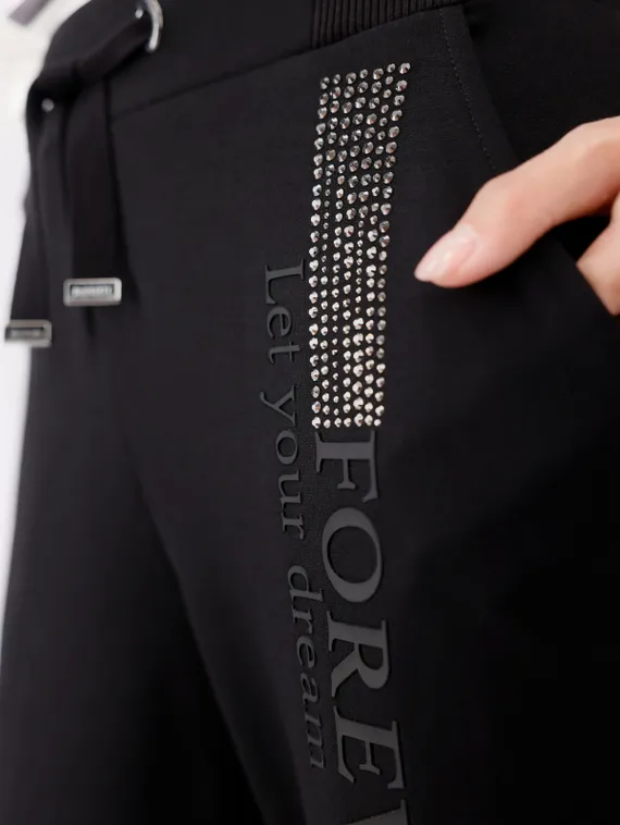 MONARI Джоггеры со стразами