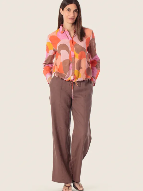 GERRY WEBER Блузка с ярким графическим принтом