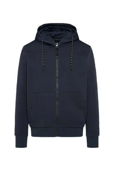 CAMP DAVID Куртка-свитшот с нейлоновым капюшоном