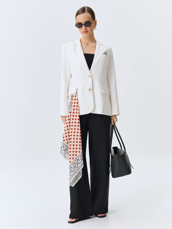 BULMER Черные льняные брюки со стрелками