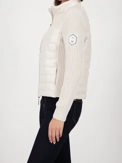 MONARI Стеганая куртка с вязаными рукавами