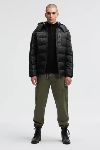 CAMP DAVID Длинная стеганая куртка