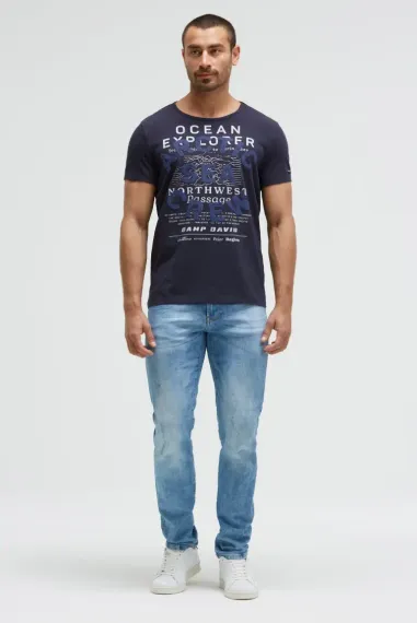 CAMP DAVID Футболка с принтом