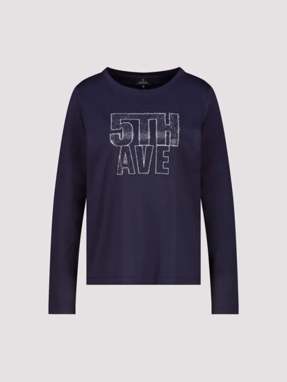 MONARI Лонгслив со стразами