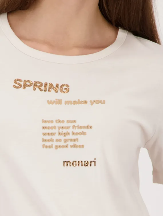 MONARI Футболка с текстовыми деталями