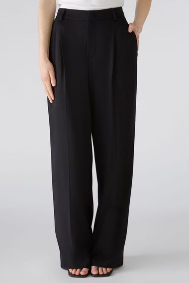 Oui Брюки из вискозного джерси