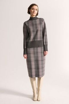 UNQ Юбка в клетку