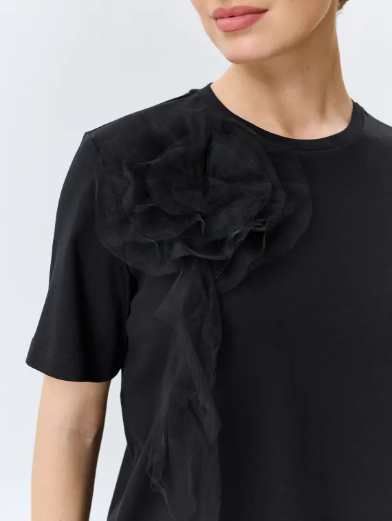 BULMER Футболка с объемной аппликацией