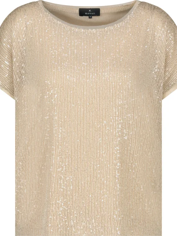 MONARI Футболка со сверкающими пайетками