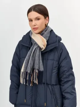 BULMER Шарф в клетку из 100% шерсти