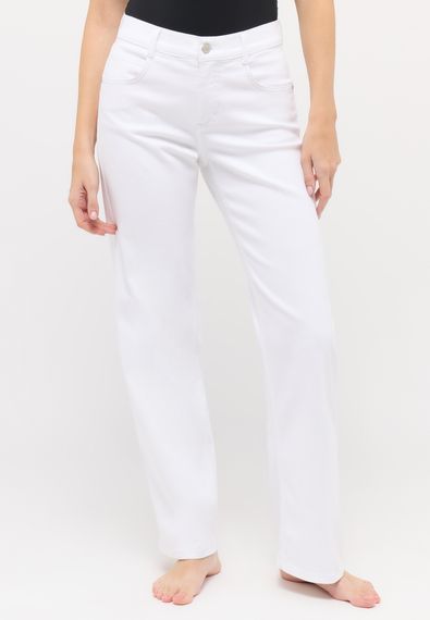 ANGELS Джинсы широкие в белом цвете