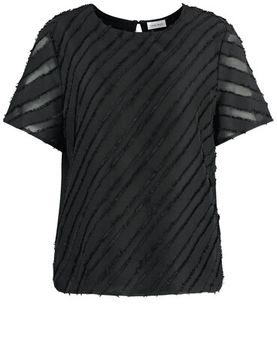 GERRY WEBER Блуза короткий рукав черная