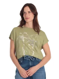 GERRY WEBER Футболка с печатью и текстом