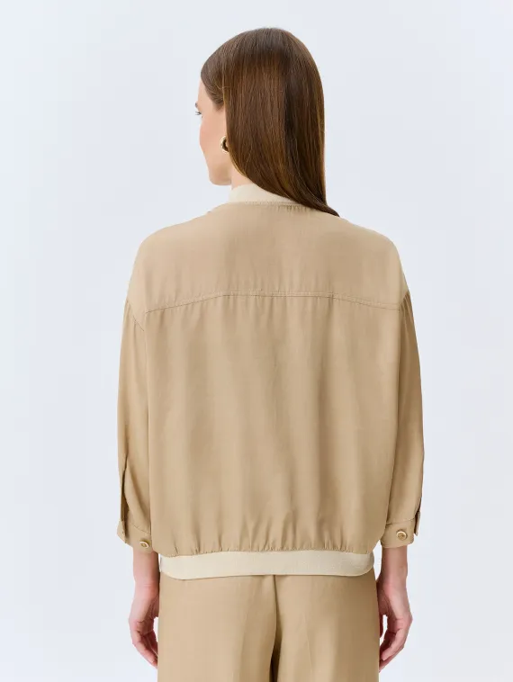 BULMER Бомбер из смесовой вискозы