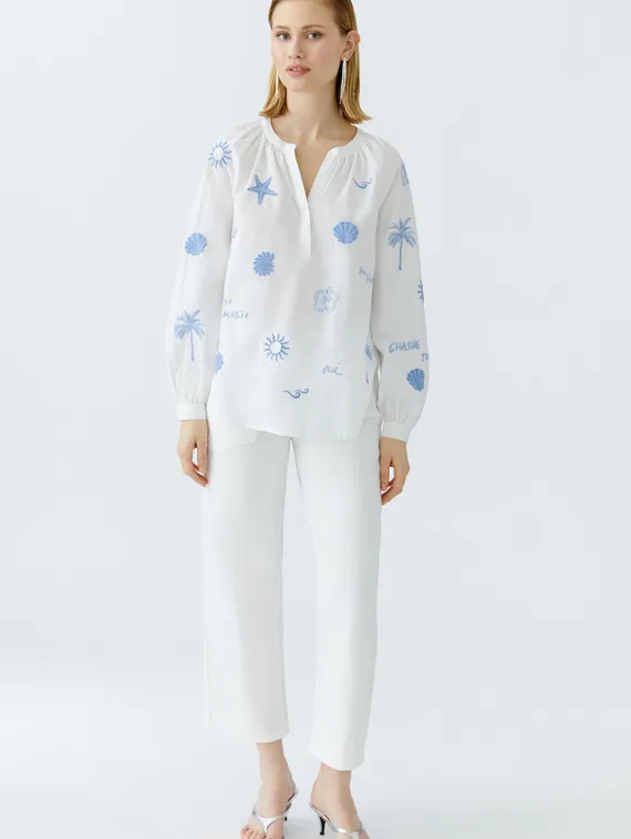 Oui Туника хлопковая