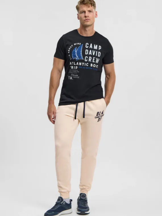 CAMP DAVID Спортивные брюки с объемным принтом