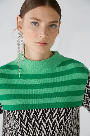 Oui Пуловер из смесовой вискозы