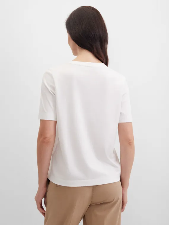 GERRY WEBER Футболка с принтом и стразами