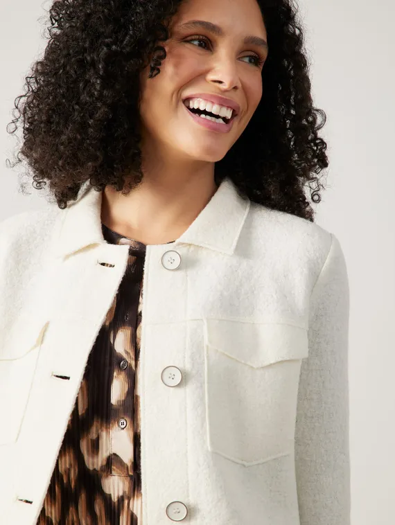 GERRY WEBER Жакет с отделкой букле