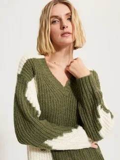 UNQ Пуловер с V-вырезом