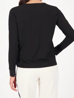 MONARI Креповая блуза со стразами