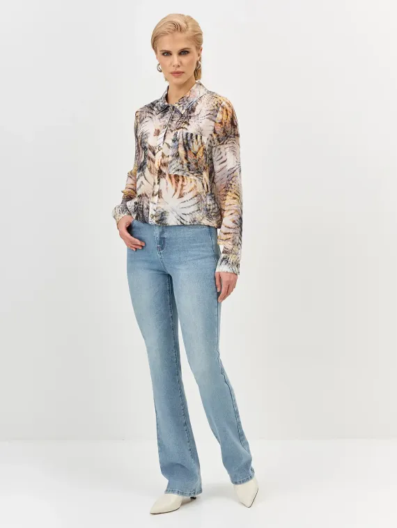 BULMER Прямые джинсы с деликатной вышивкой