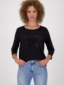 MONARI Футболка со стразами 3/4 рукав