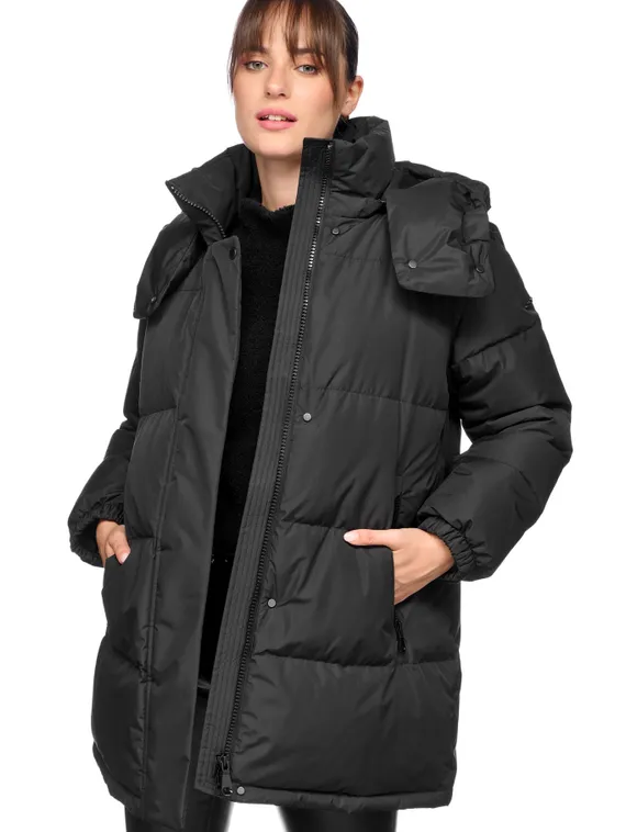 GEOX Пуховик стеганый с капюшоном