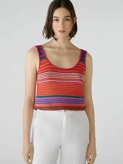 Oui Топ льняной