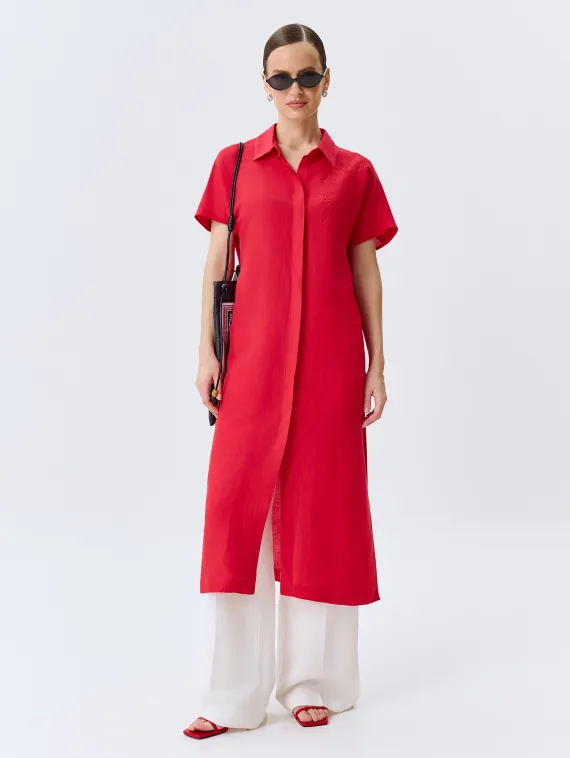 BULMER Удлиненная льняная блузка