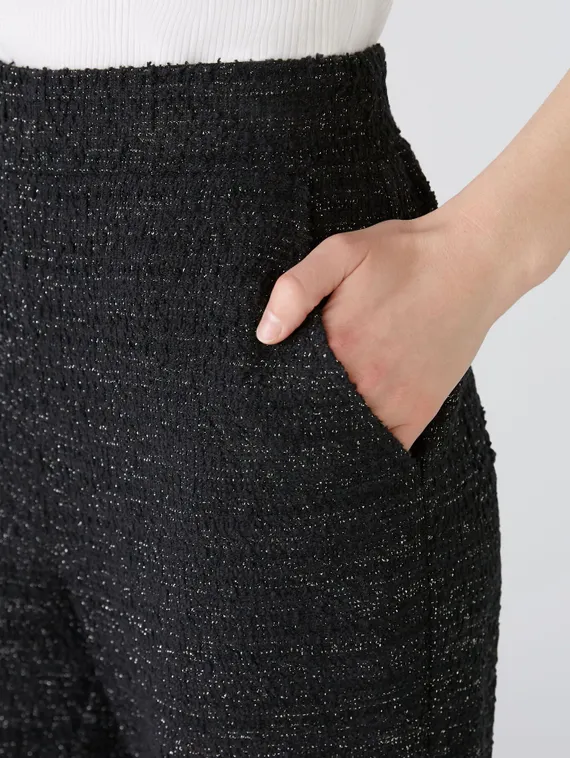 Oui Брюки с блестящей пряжей